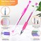 320 Pack Gel Pens for Adult Coloring Book, 160 Colors Artist Pens Include 156 Gel Pens, 4 Metallic Sparkle Pen with 160 Refills, Fine Tip Metallic Glitter Gel Pens for Drawing Doodling Art Supplies